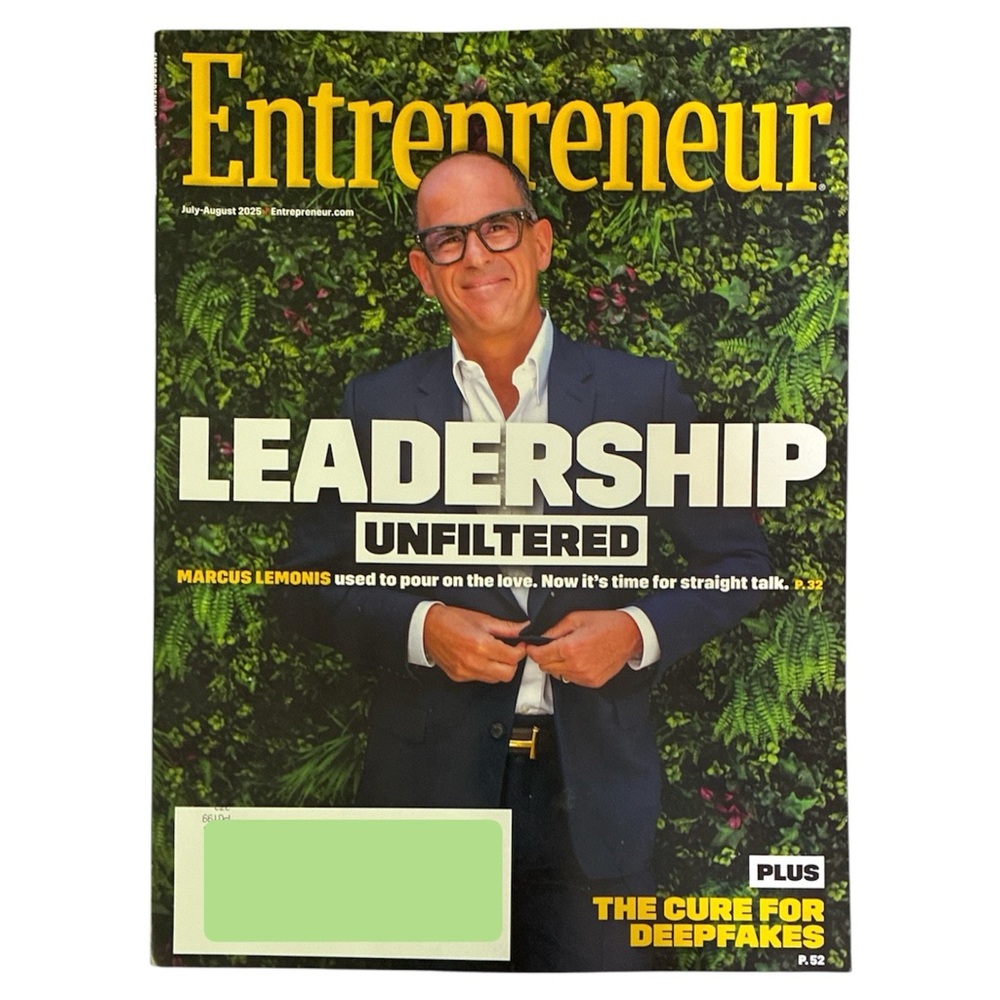 Entrepreneur Magazine July August 2025 Leadership Unfiltered Marcus Lemonis